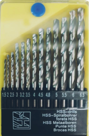 JUEGO DE BROCAS METAL 13 PCS